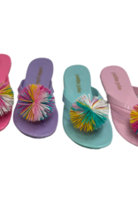 Lucky Pom Poms Sandals