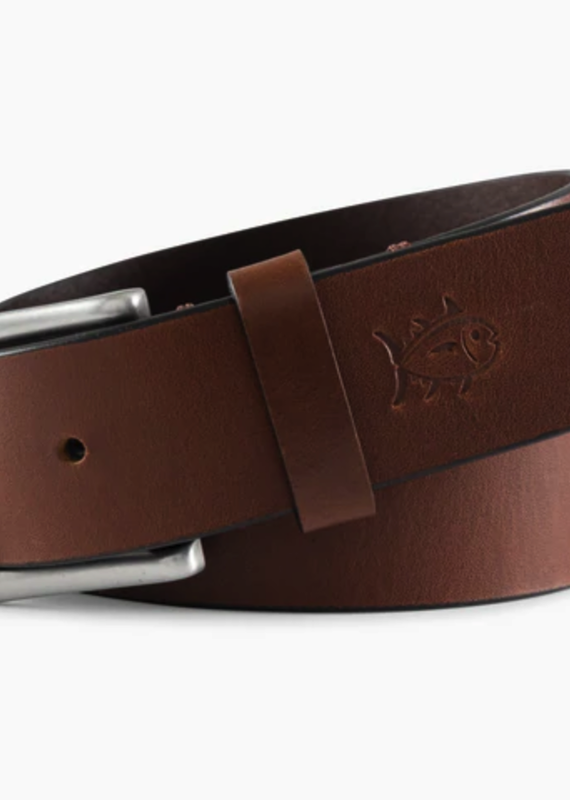 Southern Tide Southern Tide Boys' Leather Belt- Light Brown