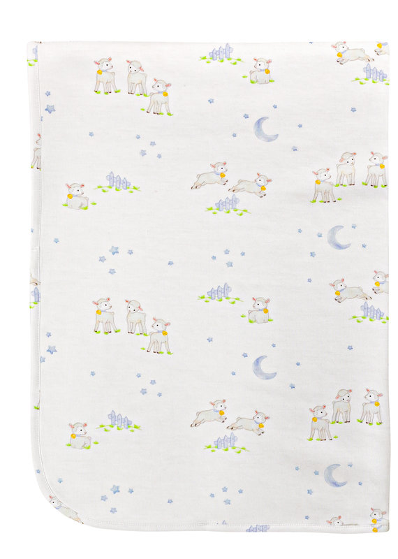 Baby Club Chic Baby Lambs Blue Blanket