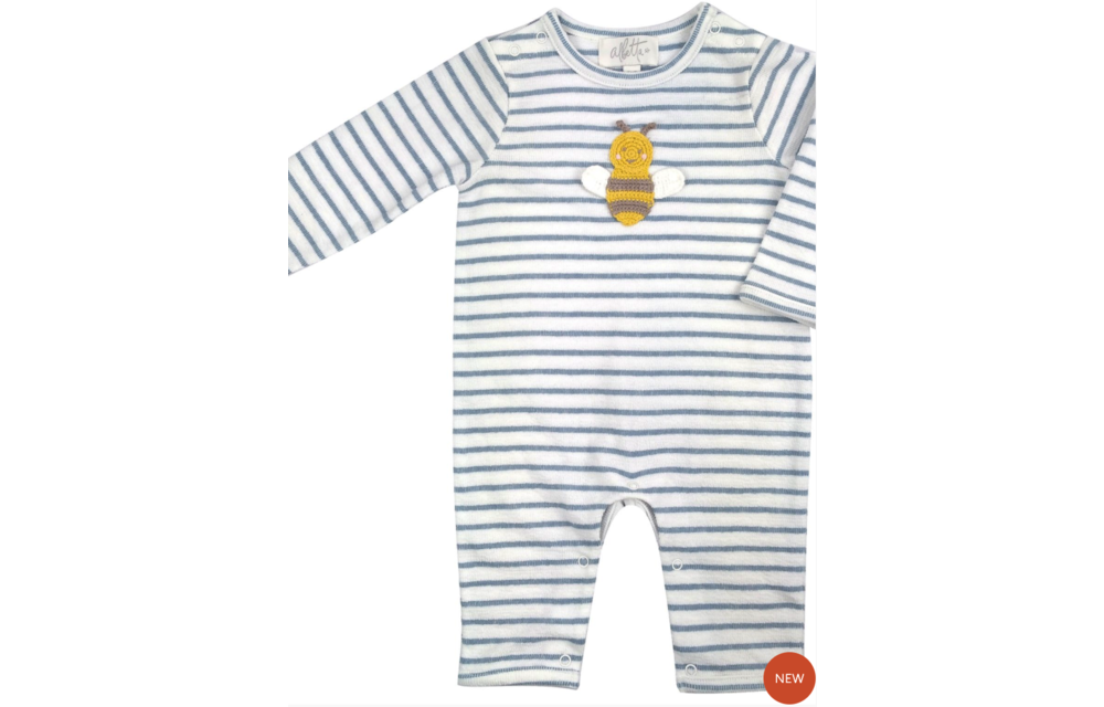 Albetta Crochet Bee Babygro