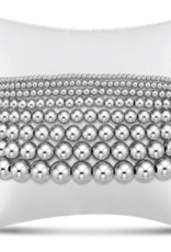 E Newton EN Classic Sterling Silver 3mm Bead Bracelet