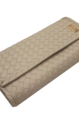 TRVL TRVL Luxe Jewelry Wallet- Woven Bisque