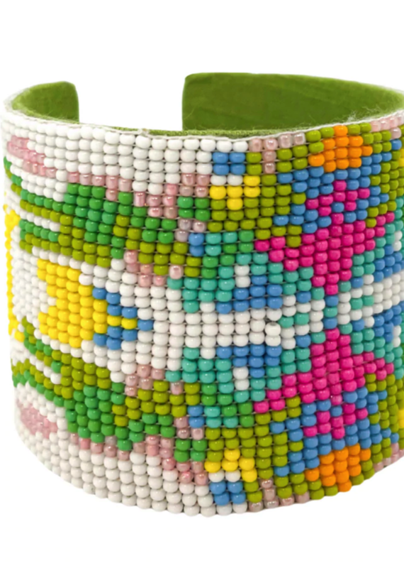 Laura Park Monet's Garden Beaded Cuff Bracelet