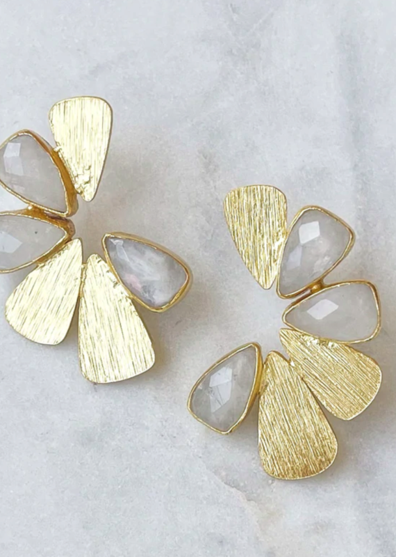 The Bossa Nova Moonstone Earring