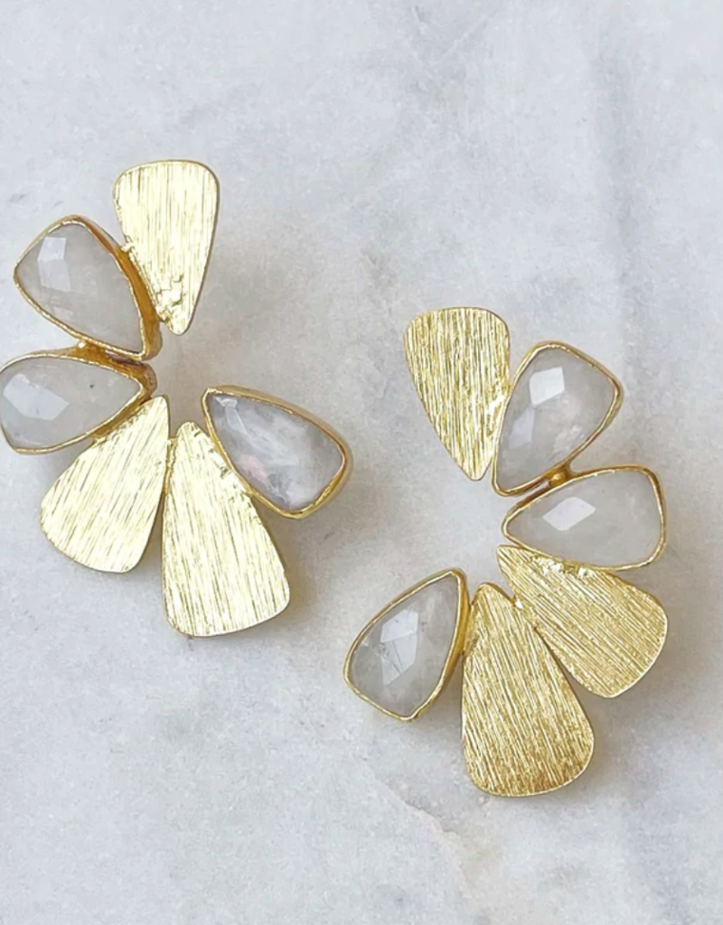 The Bossa Nova Moonstone Earring