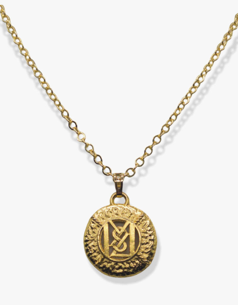 Vintage YSL Medallion Necklace