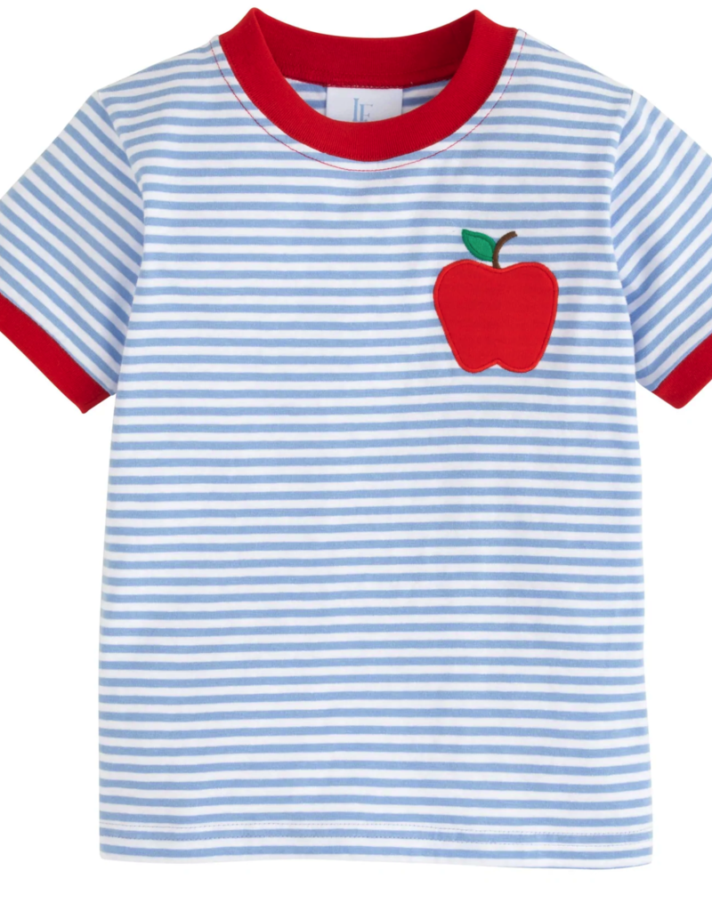 Little English Little English Apple Applique T-Shirt
