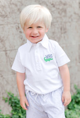 Lila and Hayes Lila & Hayes Griffin Shirt - White polo shirt
