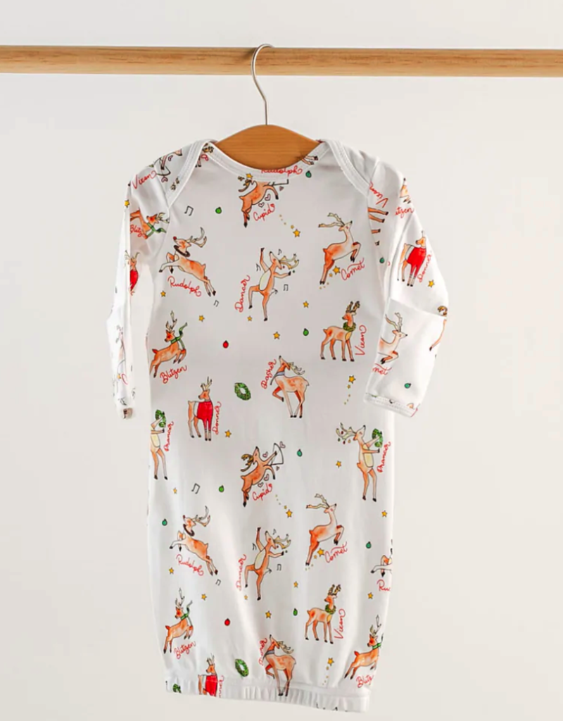 NT Oh Deer, Christmas is Here New Born Gown