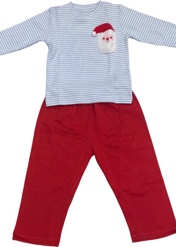 Premium Sherpa Santa Pocket Shirt & Pant Set