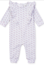 Lila and Hayes Lila & Hayes Evelyn Romper - Bells in the Snow