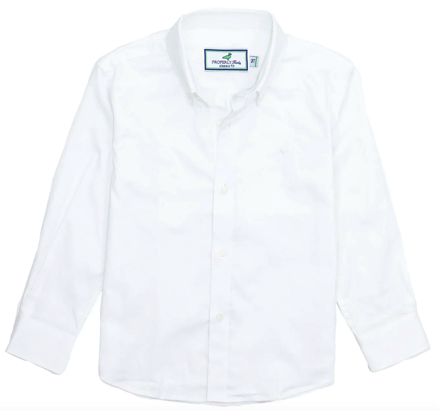 Properly Tied Park Ave Dress Shirt White - The Village Exchange