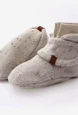 Goumikids Knit Organic Cotton Stay-On Boots- Shell