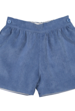 Sal & Pimenta Sal & Pimenta Corduroy Lt Blue Baby Shorts