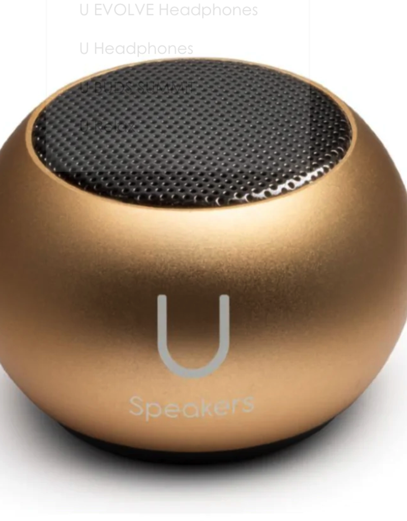 U Speaker Mini Matte Speaker- Gold