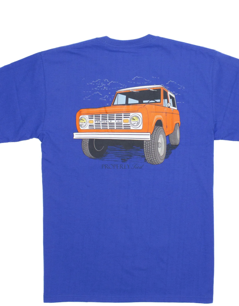 Properly Tied Properly Tied  Truckin' Short Sleeved Tee in Bay Blue