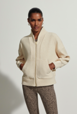 Varley Varley Rosanne Zip Through Sweat Oatmeal Marl