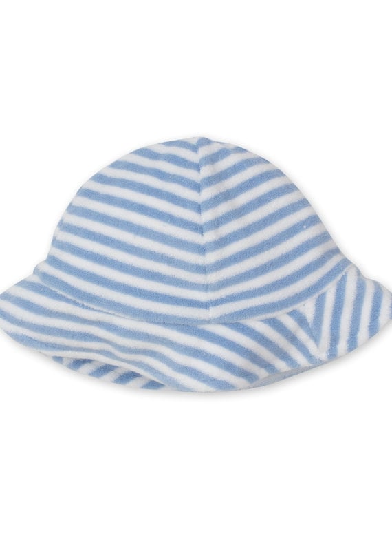 Kissy Kissy Kissy Kissy Terry Sunhat Light Blue Stripe Whale Watch