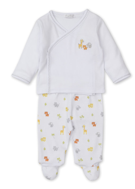 Kissy Kissy Kissy Kissy Jungle Tumble Footed Pant Set Mix Multi