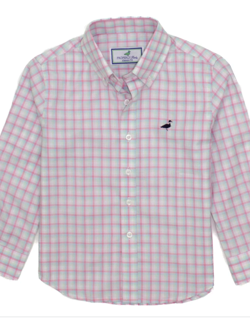 Properly Tied Properly Tied Boys Seasonal Sportshirt Blossom