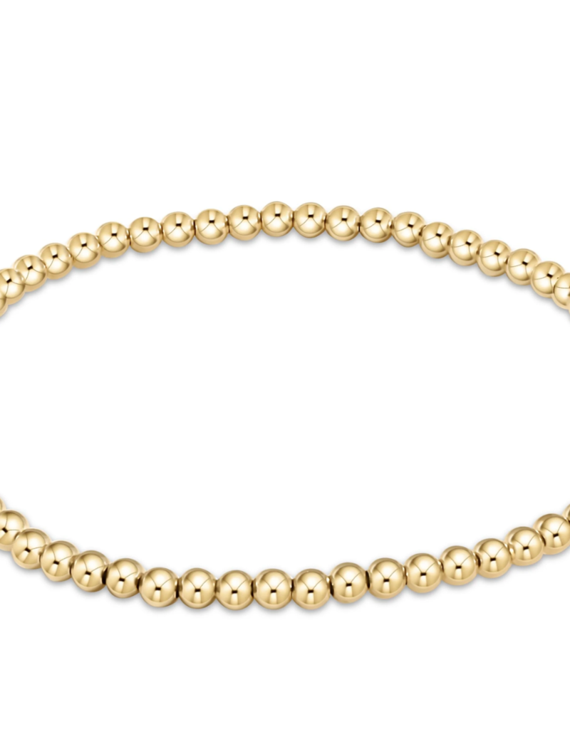 E Newton E Newton Extends Classic Gold 3mm Bead Bracelet