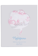 Nellapima Nellapima Pink Toile Baby Crib Sheets- Pink