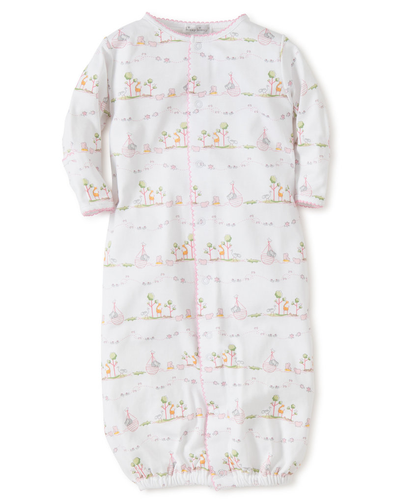 Kissy Kissy Kissy Kissy Noah's Print Converter Gown in Pink