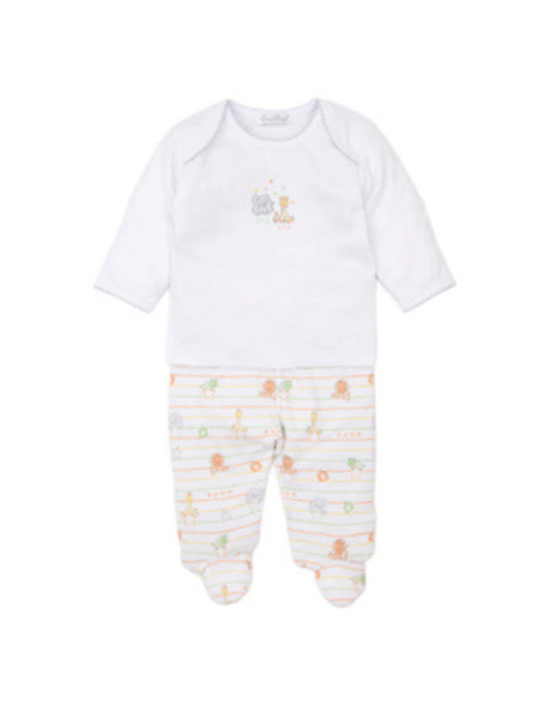 Kissy Kissy Kissy Kissy Jungle Jester Footed Pant Set