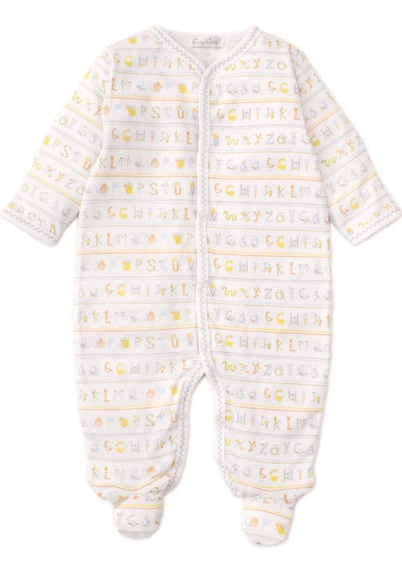 Kissy Kissy Kissy Kissy Alphabet ABC's Footie PRT Multi