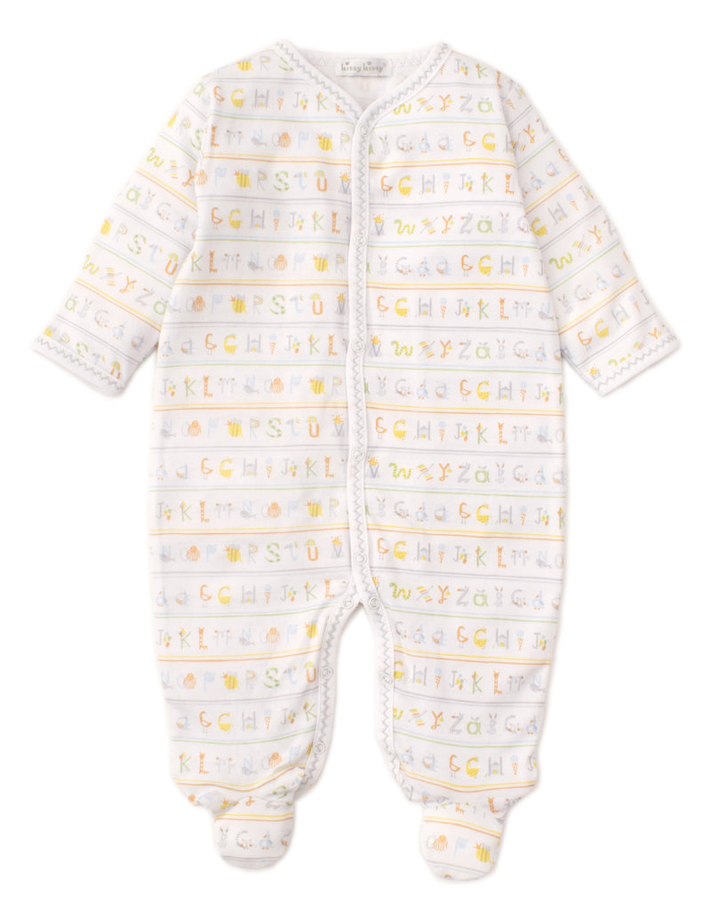 Kissy Kissy Kissy Kissy Alphabet ABC's Footie PRT Multi