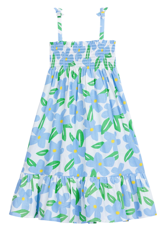 Bisby Bisby Lucy Dress- Blue Melrose Floral