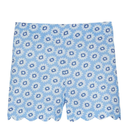 Bisby Bisby Bow Shorts- Periwinkle Floral