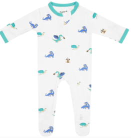 Kyte Baby Zippered Footie- Dragon