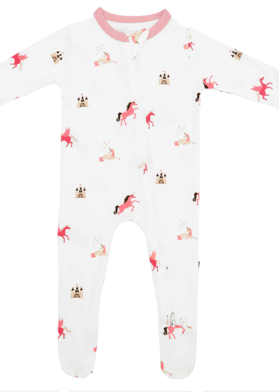 Kyte Baby Zippered Footie- Unicorn