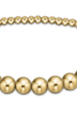 E Newton E Newton Classic Gold Beaded Bliss 2.5mm Bead Bracelet 5mm Gold