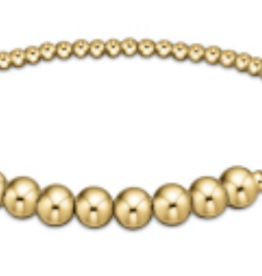 E Newton E Newton Classic Gold Beaded Bliss 2.5mm Bead Bracelet 5mm Gold