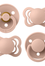 Bibs Pacifiers Try It Collection 4pk Blush -Size 1