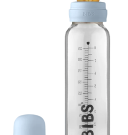 Baby Glass Bottle Complete Set 225ml Baby Blue