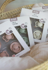 BIBS Pacifiers Try It Collection 4 Pack Ivory -Size 1