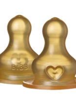 BIBS Bottle Nipple 2 Pack Medium Flow
