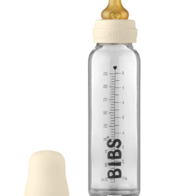 Baby Glass Bottle Complete Set 225ml Ivory