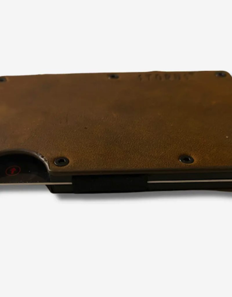 Storus Storus Smart Wallet Leather Premium Gift Box- Brown Leather