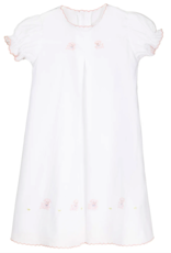 Lenora Baby Puppy Cotton Daygown- Pink