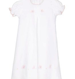 Lenora Baby Puppy Cotton Daygown- Pink