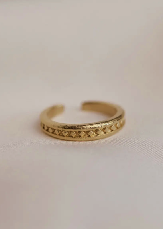 Zena Ring (Gold Waterproof)