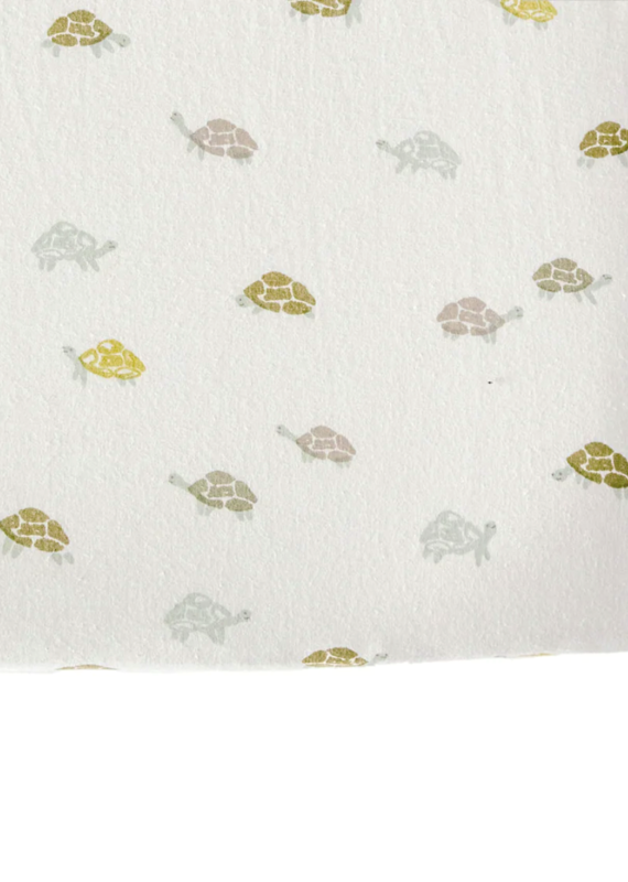 Pehr Pehr Crib Sheet- Wildings Turtle