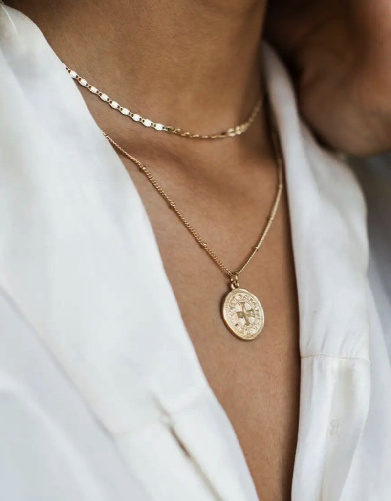 AS Amos Necklace (Gold Waterproof)