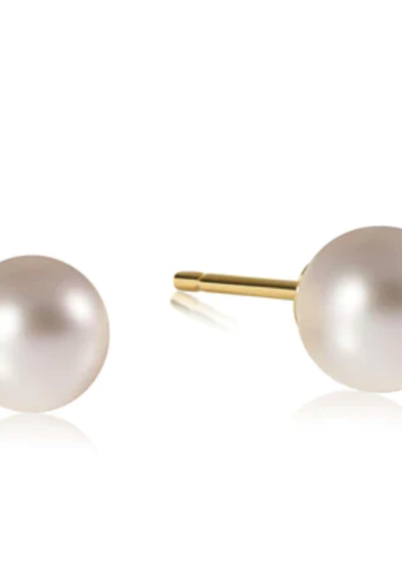 E Newton E Newton Classic 8mm Ball Stud - Pearl