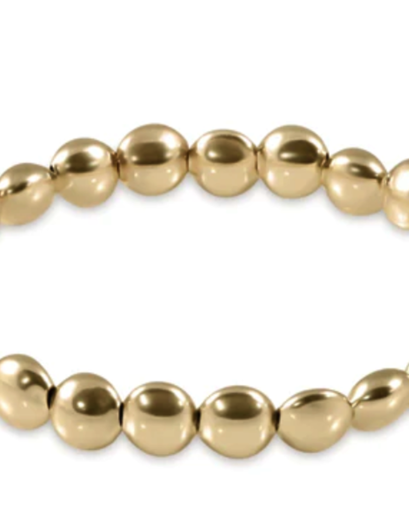 E Newton E Newton Honesty Gold 6mm Bead Bracelet