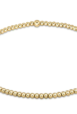 E Newton EN Newton Extends Classic Gold 2mm Bead Bracelet